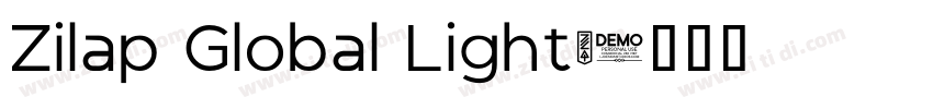 Zilap Global Light字体转换